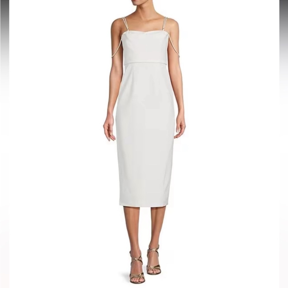 ANTONIO MELANI Ivory Midi Dress